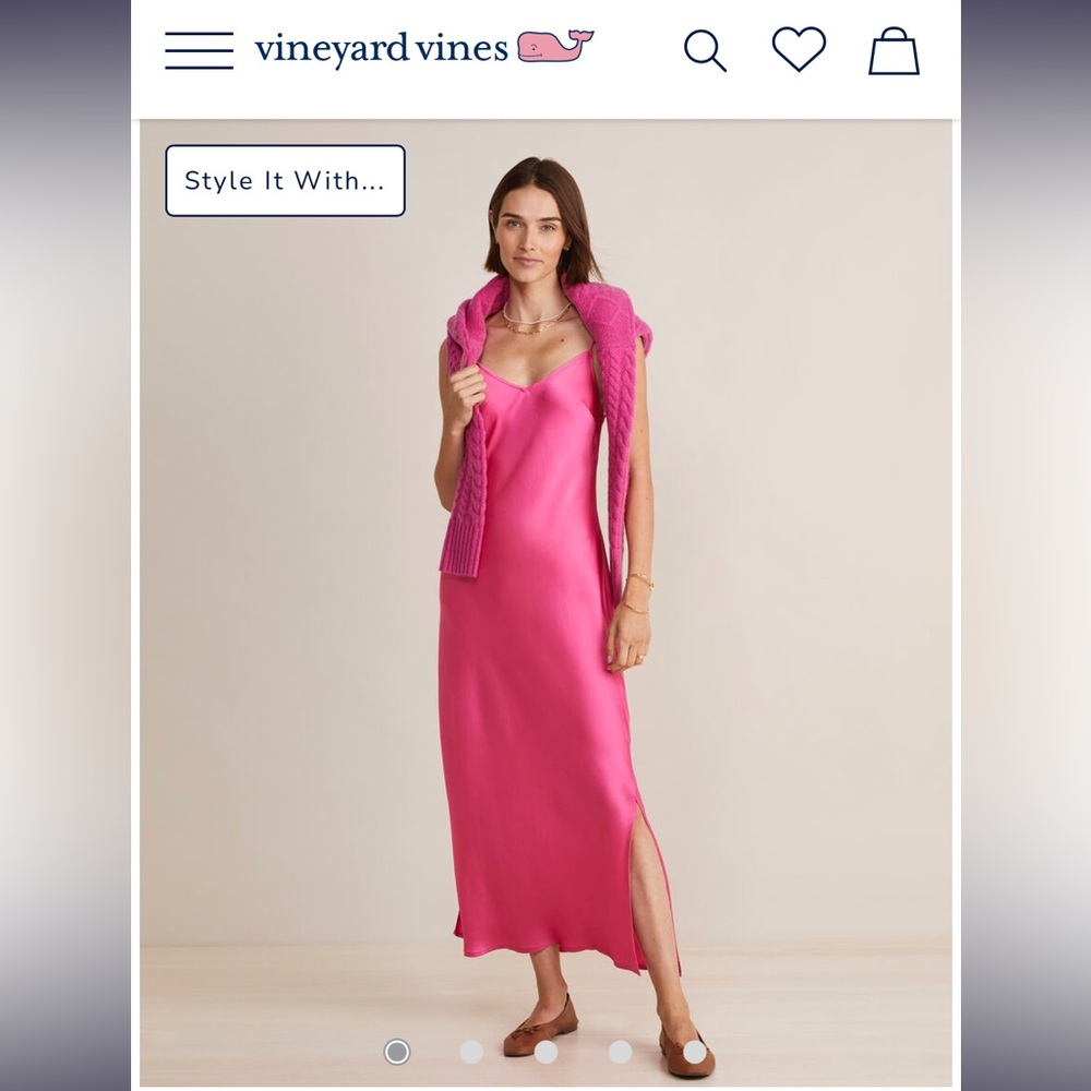 Vineyard vines slip dress